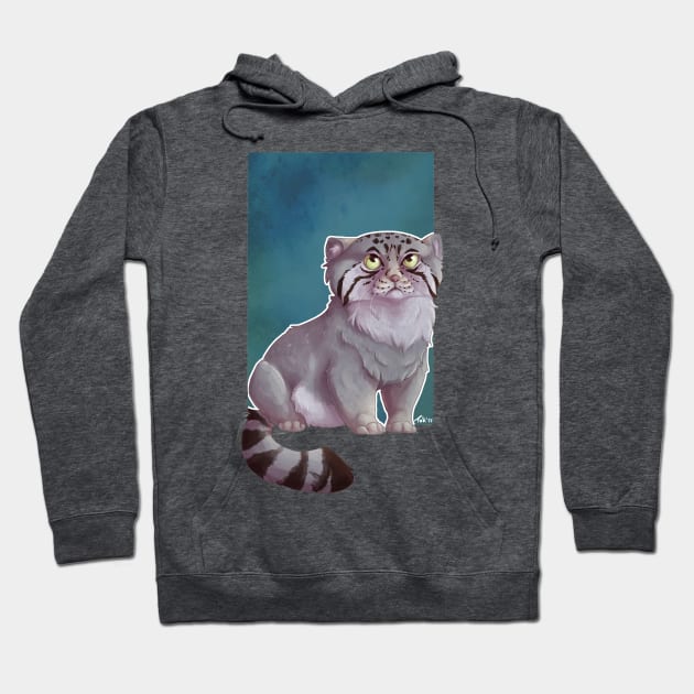 Pallas Cat Hoodie by TaksArt